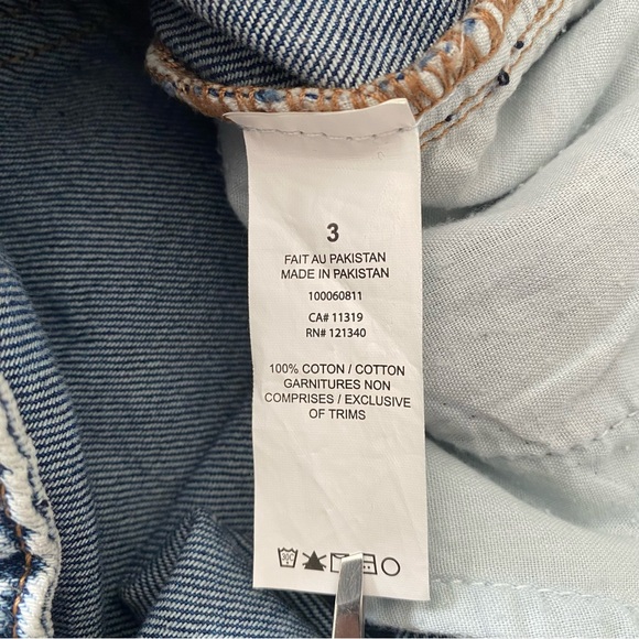 Garage Denim High Rise Pleated Acid Wash 80’s Mom Jeans Size 03|26 - Picture 7 of 8